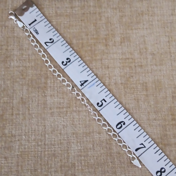 925 Italy Silver Delicate Chain Bracelet - Picture 6 of 7